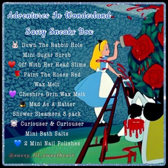Adventures In Wonderland Sassy Sneaks Self Care Box